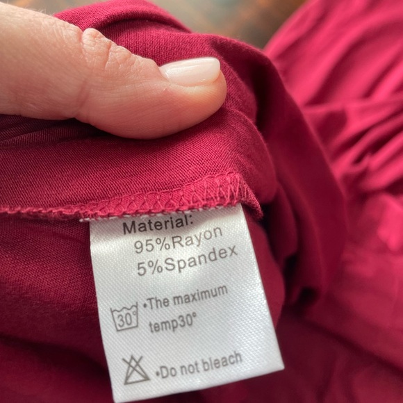 *SALE* Women’s long sleeve pleated stretchy dress, knee length pockets XL NWT - Picture 14 of 15